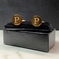 thumbnail image 2 of BodyJ4You 2PC Cufflinks Engraved Personalized Initials Letter G Formal Button Shirt Gift Box Set, 2 of 6