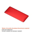 thumbnail image 3 of Unique Bargains 2'x1' Metal Name Plate Anodized Aluminium Self Adhesive Sign Tag Red 20 Pack, 3 of 6