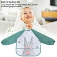 thumbnail image 3 of , Comfortable Long Sleeves Cartoon Animal Pattern  Bib  For Eating For Painting For Kids, 3 of 8