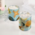 thumbnail image 5 of Tropical Fishes Water Plant Starfishes Cartoon Translucent Plastic Cans Storage Canisters with Lid Set of 2, 5 of 7