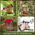 thumbnail image 6 of Kingsyard Bird House Feeders for Outside, Hanging Metal Bird Feeder with 4 Ports, Outdoor Decoration, 6 of 7
