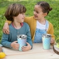 thumbnail image 7 of PAYOHTO Mermaid Scales Insulated Stainless Steel Tumbler 12 oz Thermos Come with Straw Kids Leak-Proof Travel Mug Cup, 7 of 7