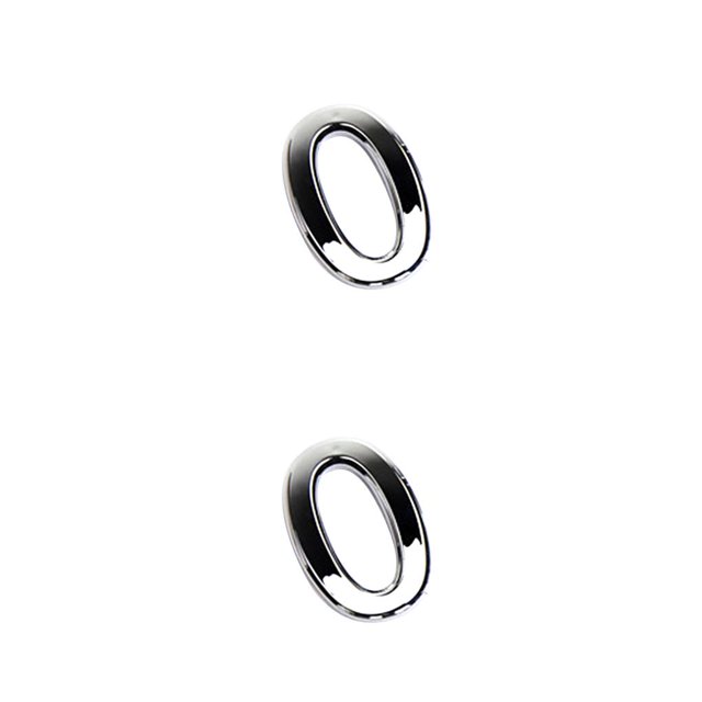 kurtrusly 1pc 3D Numeral Door Plaque House Drawer Sign Plating Gate Digits 0 to 9 Plastic Number Hotel Home Sticker Address Door Label Number 0 2Set