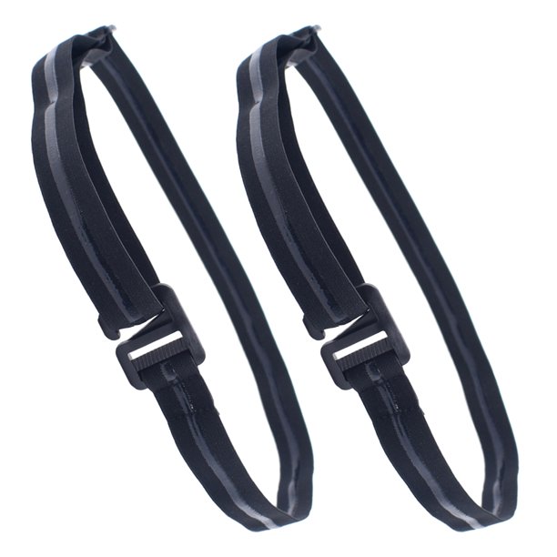 PTOOTP 2Ud Cinturón Elástico Ajustable Para Camisas Con Antideslizante En Color Negro