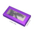 thumbnail image 4 of Caja de almacenamiento de pestaas, caja de embalaje de pestaas vacías falsas de 20 piezas, para nias y mujeres LHCER Descripción de la referencia, 4 of 8