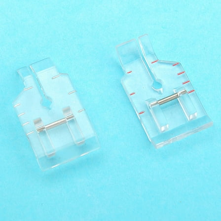 HOMEMAXS  5 Pcs Transparent Presser Foot Sewing Machine Parts Industrial Clear