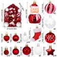 thumbnail image 2 of 72PCS Christmas Ball Ornaments,Plastic Christmas Tree Ornaments Balls,2024 Christmas Ornaments Set, Colorful Hanging Tree Balls Ornaments for Christmas, 2 of 6