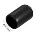 thumbnail image 3 of Uxcell 100pcs Round Rubber End Caps 1/2"(12.5mm) Black Cover Screw Thread Protectors, 3 of 7