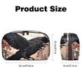thumbnail image 5 of Crow Charger Organizer, Hard Drive Bags, Pocket Cord Organizer, Cable Organizer Clips - Oxford Fabric Waterproof Digital Storage Pouch, 5 of 6