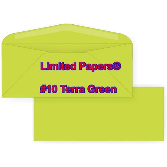 #10 Regular Envelope - Astrobright - 24# Terra Green (4 1/8 x 9 1/2) (500)