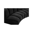thumbnail image 4 of Meridian Furniture Infinity Black Velvet 5pc. Modular Sectional, 4 of 12