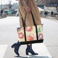 thumbnail image 4 of FORMRS Canvas Laptop Tote Bag for Women with 15.6" Computer Compartments Shoulder Handbag, Beach Toys Pattern, 4 of 7