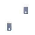thumbnail image 3 of Transemion Groove Cleaning Brush Multifunctional Restaurant Fruits Bottle Lid Brushes Grey 2Set, 3 of 6