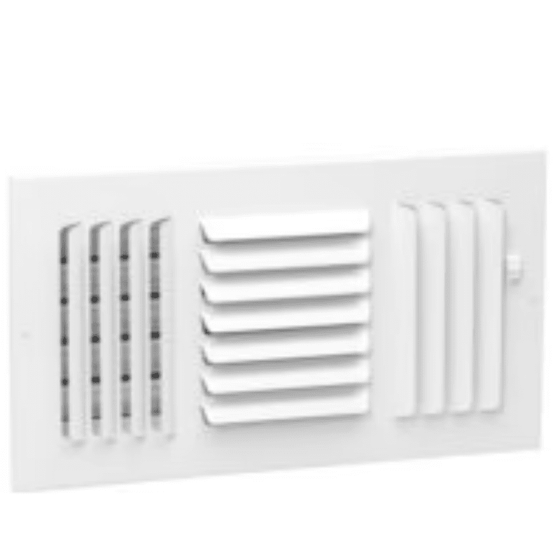New Hart & Cooley 303M84 - 8x4 Ceiling/Sidewall Curved Blade Three-Way Register