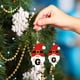 thumbnail image 5 of Juego de 26 adornos colgantes acrílicos navideños con diseño de Papá Noel | Adornos navideños DIY para decorar la puerta de la pared o la fiesta en casa | Manualidades navideñas para regalar, 5 of 6