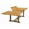 thumbnail image 4 of Anderson Teak Valencia Double Butterfly Patio Dining Table in Natural, 4 of 4