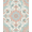 Pink Blue, Pattern 1, variant on ODIKA 2'x3' Washable Accent Rug Border Trellis Damask Scroll Motifs Lattice Pink Boho Vintage Playful Expressive for Bedroom, Nursery, RV, Pet Friendly, Bedside Mat