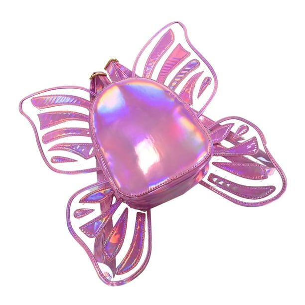 Mochila Transparente Con Patrón De Mariposas Para Niños, Mochila Impermeable Resistente Al Desgaste, Mochila Para Niños, Accesorios Escolares Para Niñas Yuarrent AP007519-02