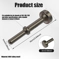 thumbnail image 2 of 3Pcs Air Hammer Bit 100 mm Alloy Steel Pneumatic Hammer Easy Install Round Shank Pneumatic Chisel Bit Tool Air Hammer Tool Kit Air Hammer Attachment for Automotive Repairing Industry-black-, 2 of 10