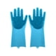 thumbnail image 1 of Guantes de silicona reutilizables para lavar platos Guantes para fregar para cocina Baño, 1 of 6