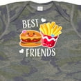 thumbnail image 4 of Inktastic Best Friends Burger and Fries Boys or Girls Baby Bodysuit, 4 of 5