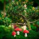 thumbnail image 2 of Poesía de árbol de setas para jardín, accesorios de decoración de jardín de hadas, estatua de seta de micropaisaje que brilla en la oscuridad brillar Electrónica, 2 of 5