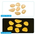 thumbnail image 4 of Uxcell 150Pack Glow Rocks 20-30mm Glow Pebbles Decoration in the Dark Luminous Stones Decor DIY Decorative Orange, 4 of 7
