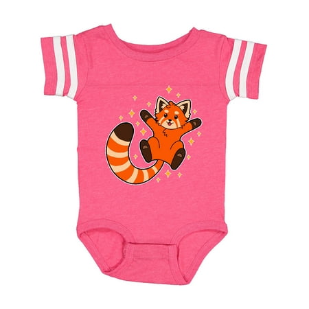 

Inktastic Cute Red Panda with Sparkles Gift Baby Boy or Baby Girl Bodysuit