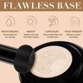 thumbnail image 2 of ALIVER Mushroom Head Air Cushion CC Cream, CC Cream Foundation, Moisturizing Concealer, Long Lasting Full Coverage Waterproof, Matte Even Skin Tone Nude Makeup Base Primer, Ivory White, 2 of 10