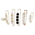 thumbnail image 1 of KAKOWELY 5Pcs Delicate Brooches Set Clothes Buckles Fastening Tools Cardigan Buttons,2.95X"X0.79"X0.39", 1 of 4