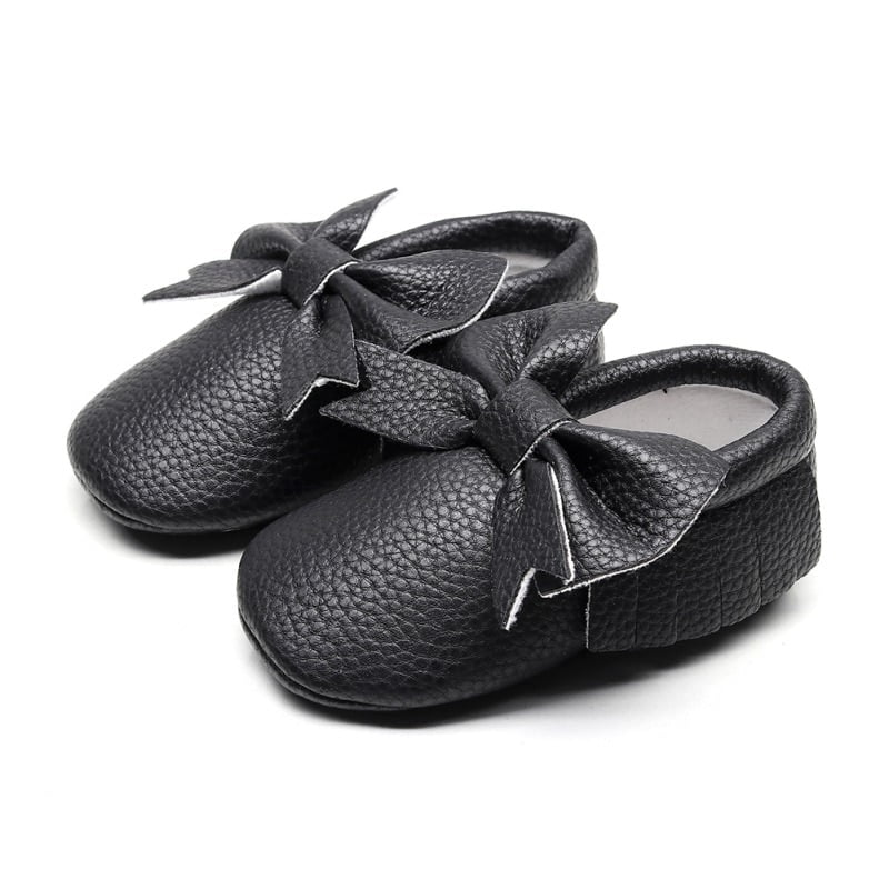 Newborn Baby Girl Shoes Cute Solid Color Princess Baby Antislip On