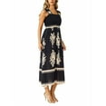 thumbnail image 2 of Flowers and love Women's Square Neck Sleeveless Maxi Dress, Sizes S-XXL, 2 of 6