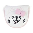 thumbnail image 3 of Colaxi Couverture de Tête de Putter de Mallet de Golf, Protection de Protection pour Golfeur Hommes Femmes Demi-Cercle Rose, 3 of 8