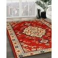 thumbnail image 3 of Ahgly Company Machine Washable Indoor Rectangle Traditional Red Area Rugs, 6' x 9', 3 of 7