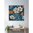 thumbnail image 2 of Flower Poster Wall Art, Modern Wall Decor For Living Room Bedroom, 16X16 UNFRAMED, 2 of 3