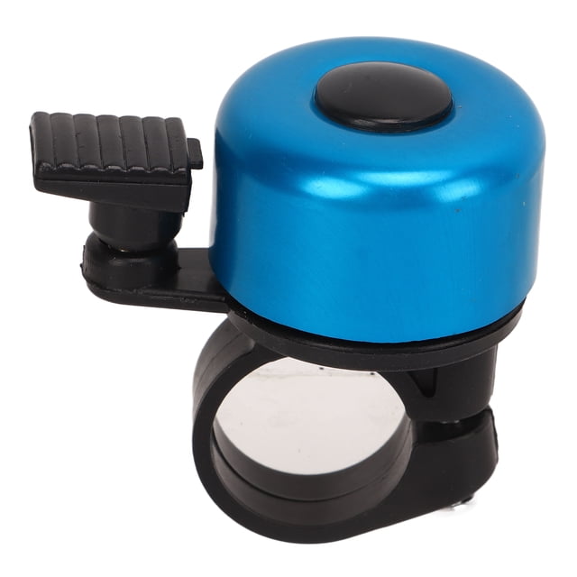 Bicycle Bell Mini Bike Bell Bike Handle Bar Bell Bike Warning Bell Bike Handle Bar Alarm Bicycle Bell Warning Bike Handlebar Metal Ring Bell Mini Horn Handle Bar AlarmBlue