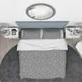 thumbnail image 3 of Designart 'Black and White Triangular Rhythm' Modern & Contemporary Duvet Cover Set, 3 of 4