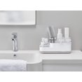thumbnail image 3 of Caddy de baño fácil de guardar: blanco/gris, 11,9 x 11,6 x 24,9 cm lin, 3 of 3