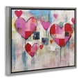 thumbnail image 3 of Stupell Industries Transitional Urban Hearts Collage Gray Floating Frame Canvas Art, 21 x 17, by LSR Design Studio, 3 of 8