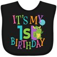 thumbnail image 3 of Inktastic Cute First Birthday Monster 1 Year Old Boys or Girls Baby Bib, 3 of 4