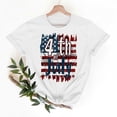 thumbnail image 2 of Goodtrade8 Women's Summer Shirts Short Sleeve USA Years Anniversary Pullover Crew Neck Graphic Casual 4th of July Red White and Blue Independence Day Shirts for Women Patriotic, 2 of 8