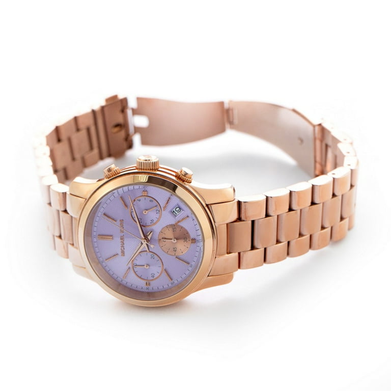Michael Kors Women s Runway MK6163 Rose Gold Stainless Steel Quartz Fashion Watch