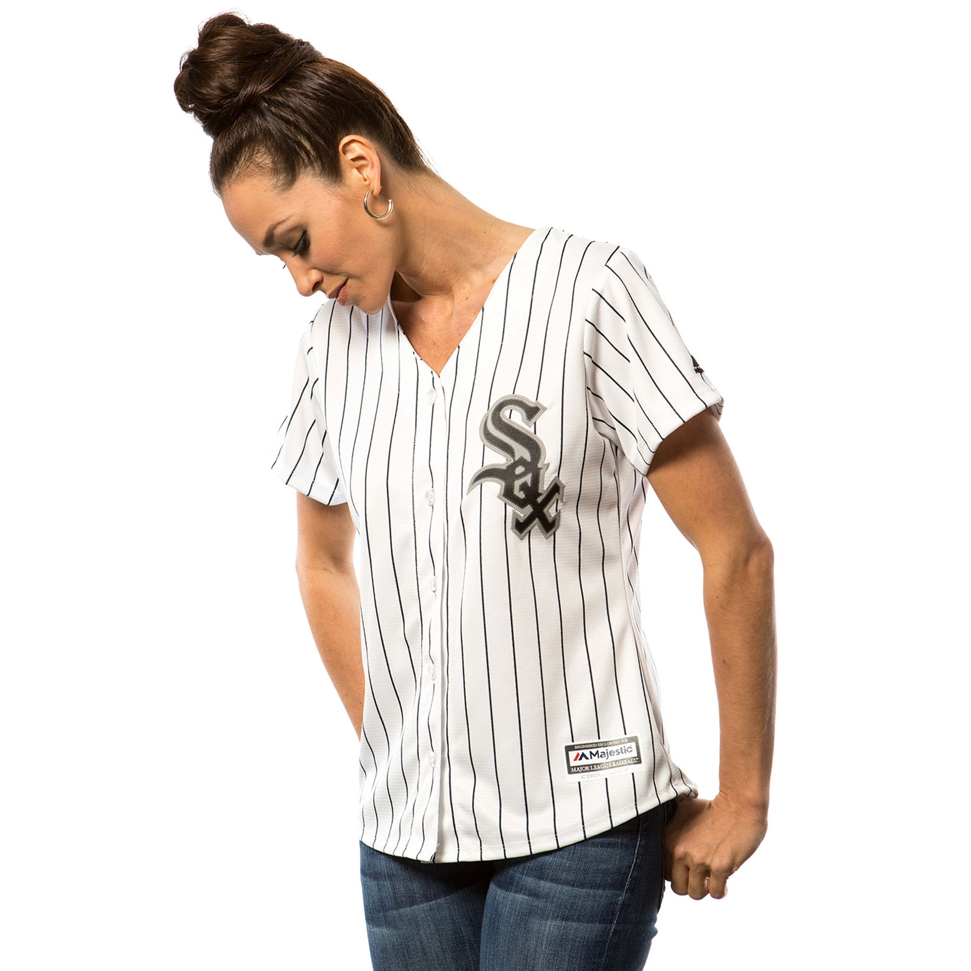 majestic white sox jersey