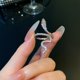thumbnail image 2 of Anillo de serpiente abierto con diamantes de imitación góticos, anillos de animales ajustables, reptiles para hombres y mujeres, regalos de joyería de cumpleaños Punk para niños y niñas Dengxun unisex, 2 of 2