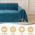 thumbnail image 6 of Jessy Home Sofa Cover Slipcover Couch Cover Protector Durable Multi-Function Furniture Cover for Pets Dogs Cats Home Decor Sofa Covers for Living Room 71"x 134"Deep Blue, 6 of 7