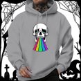 thumbnail image 2 of Mens Hoodie Cookies Hoodie Light Mens Sweater Men's Pullover Lifeguard Warm Sweatshirt Men's Halloween Hooded Sweatshirt Gray XXL, 2 of 4