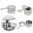 thumbnail image 5 of ZenSports 5 Pack 5QT Round Stainless Steel Chafing Dish Buffet Set Full Size Chafer W/Fuel Holder, Silver, 5 of 10