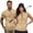 Gold Glitter Gradient Print, variant on HUIACONG Gold Glitter Couples Matching Shirts Sleeveless Golf Tops for Women Golf Shirt for Men Short Sleeve Active Tops Lightweight Moisture Wicking Breathable Outdoor Wear Man S