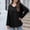 Black, variant on Rapper Graphic Tees Pink V-Neck Solid Color Athletic Tops Long Sleeve Athleisure cotton Tops