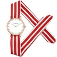 thumbnail image 2 of Crrju 2134 New woven belt WOMEN'S watch fashion ultra-thin casual watch WOMEN'S watch hot sale, 2 of 6
